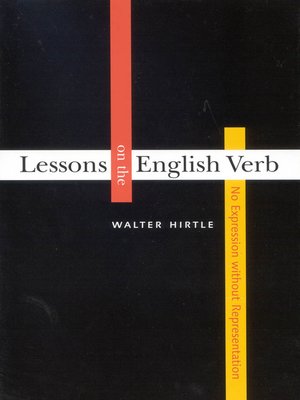 cover image of Lessons on the English Verb